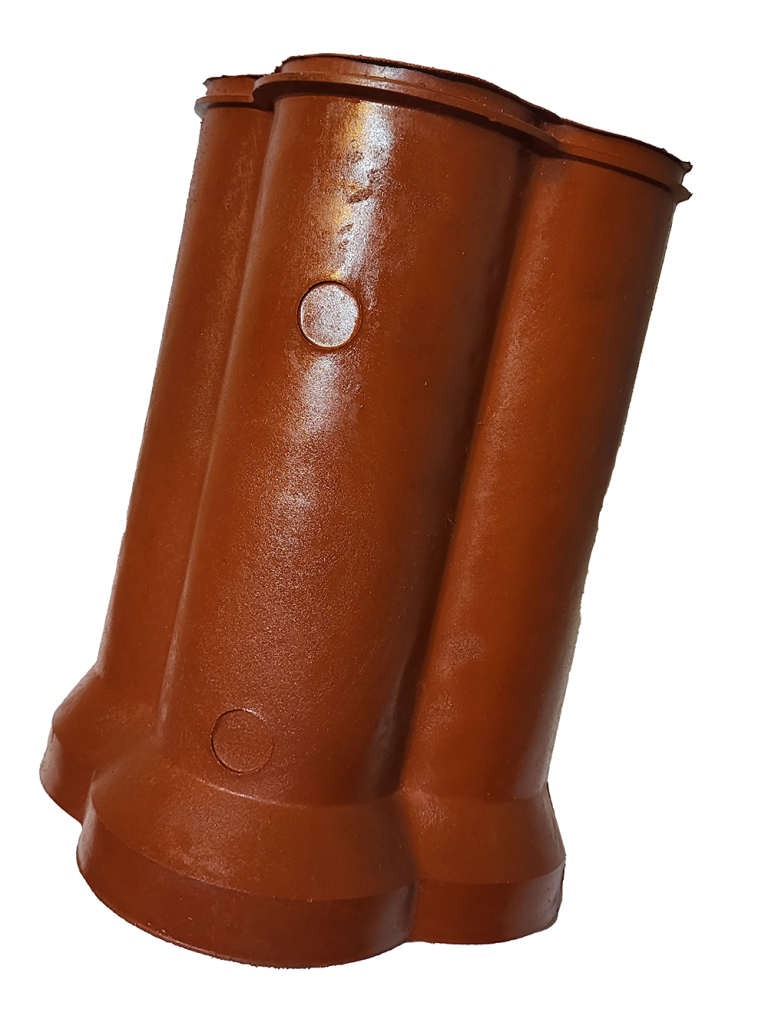 coamă de acoperiș de culoarea roșie, produs PROREM PLAST